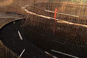 贵阳砼烟囱新建施工现场